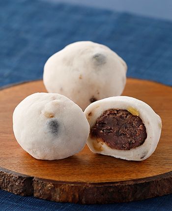 2025年12月のお餅 くるみ豆大福